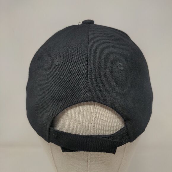 Army Veteran Strapback Hat Black 58cm Embroidered Adjustable Military - Picture 5 of 7